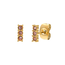 iXXXi Jewelry Oorbellen Triple Stone Pink