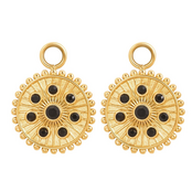 Oorring Bedels Midnight Black Diamond