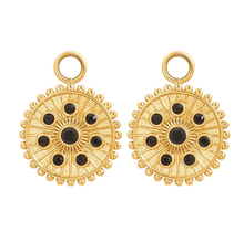 Oorring Bedels Midnight Black Diamond