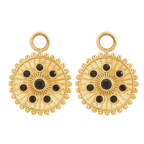 Oorring Bedels Midnight Black Diamond