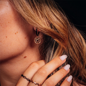 Oorring Bedels Midnight Black Diamond