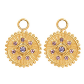 Oorring Bedels Midnight Tanzanite