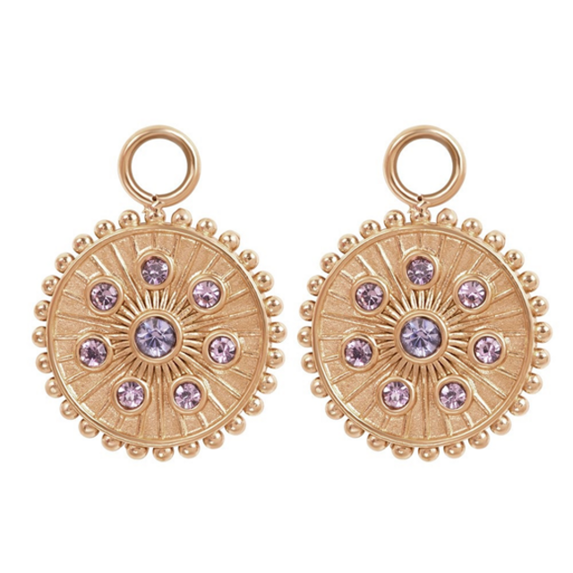 Oorring Bedels Midnight Tanzanite