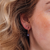 Oorring Bedels Stone Tanzanite