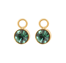 Oorring Bedels Stone Emerald