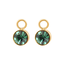 iXXXi Jewelry Oorring Bedels Stone Emerald