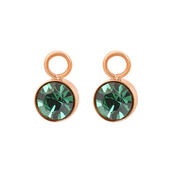 Oorring Bedels Stone Emerald