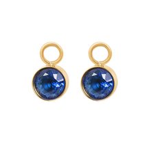 Oorring Bedels Stone Capri Blue