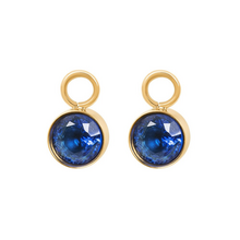 Oorring Bedels Stone Capri Blue