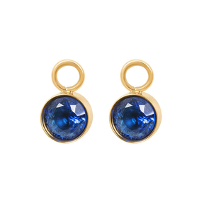 Oorring Bedels Stone Capri Blue