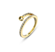 Twisted Tamina CZ Ring
