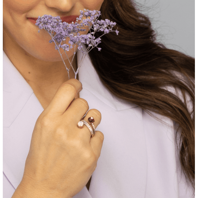 Twisted Tamina CZ Ring