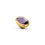 Melano Twisted Cloudy Oval Steentje Lavender