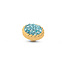 Melano Twisted Bali Flat Steentje Turquoise