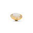 Melano Twisted Pearly CZ Steentje White MOP