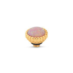 Twisted Bali Sun Steentje Pink Opal