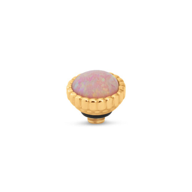 Twisted Bali Sun Steentje Pink Opal