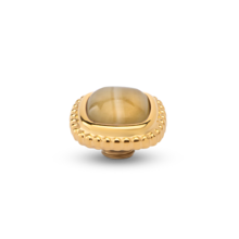 Vivid Bali Gem Square Steentje Yellow Calcite