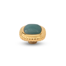 Vivid Bali Gem Square Steentje Amazonite