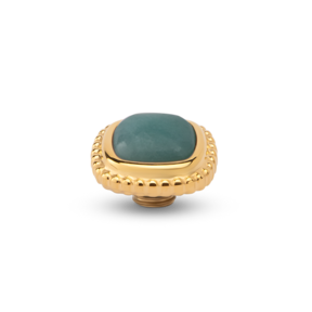 Vivid Bali Gem Square Steentje Amazonite