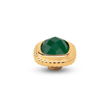 Vivid Bali CZ Square Steentje Ocean Green