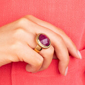 Kosmic Bali Facet Steen Raspberry