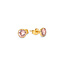 Melano Friends Friends Mabel CZ Oorbellen Pink