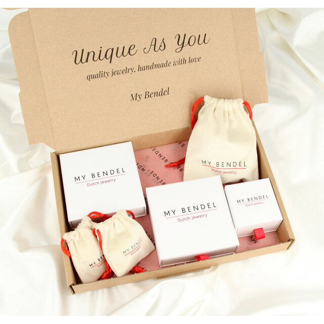 Gouden ring - blauw en lila epoxy - 3mm breed