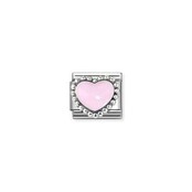 Pastel pink raised heart 330204-33