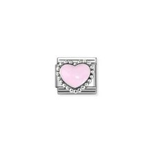 Nomination Link - 330204-33 - Classic SYMBOLS  - Pastel Pink Raised Heart