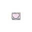 Nomination Nomination Link - 330204-33 - Classic SYMBOLS  - Pastel Pink Raised Heart