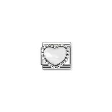 White raised heart 330204-36