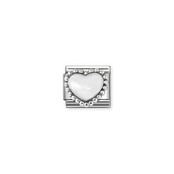 White raised heart 330204-36