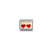 NOMINATION COMPOSABLE CLASSIC LOVE RED HEARTS CHERRIES 030207/55
