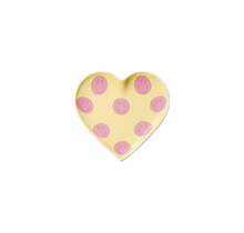 Hart sieraden schaaltje happy Yellow