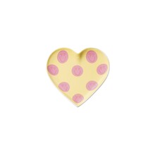 Hart sieraden schaaltje happy Yellow