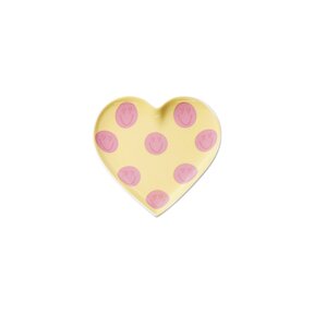 Hart sieraden schaaltje happy Yellow