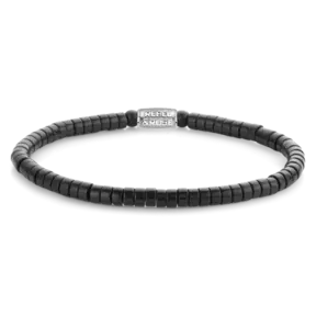 Rebel & Rose Men Slices - The Black Stone 40073 S-Maat M 17.5 cm