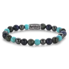 Rebel & Rose Men Blue Nights Vintage 80108 V-Maat M 17.5 cm