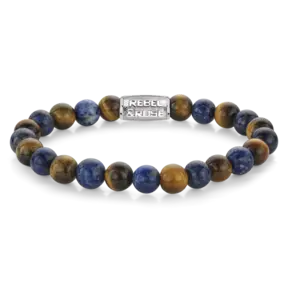 Rebel & Rose Men Mix Tiger Lapis 80109 S-Maat M 17.5 cm