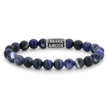 Rebel & Rose Men Midnight Blue Vintage 80096 V-Maat M 17.5 cm