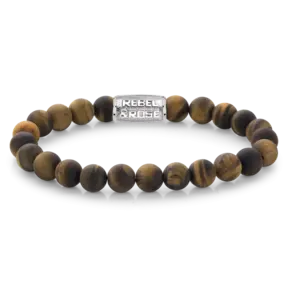 Rebel & Rose Men Matt Tiger Lily 80023 S-Maat M 17.5 cm