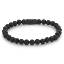 Rebel & Rose Men Black Moon - All-Black 60087 B-Maat M 17.5 cm