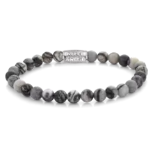 Rebel & Rose Men Black Wolf 60140 S-Maat M 17.5 cm