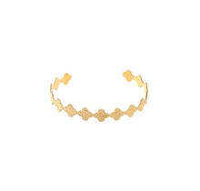 Clover Open Bangle B56012-2