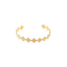 Clover Open Bangle B56012-2