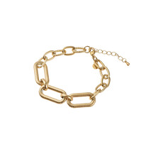 Chunky Oval Link Bracelet B56058-2