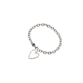 Heart Pendant Bracelet B56072-1