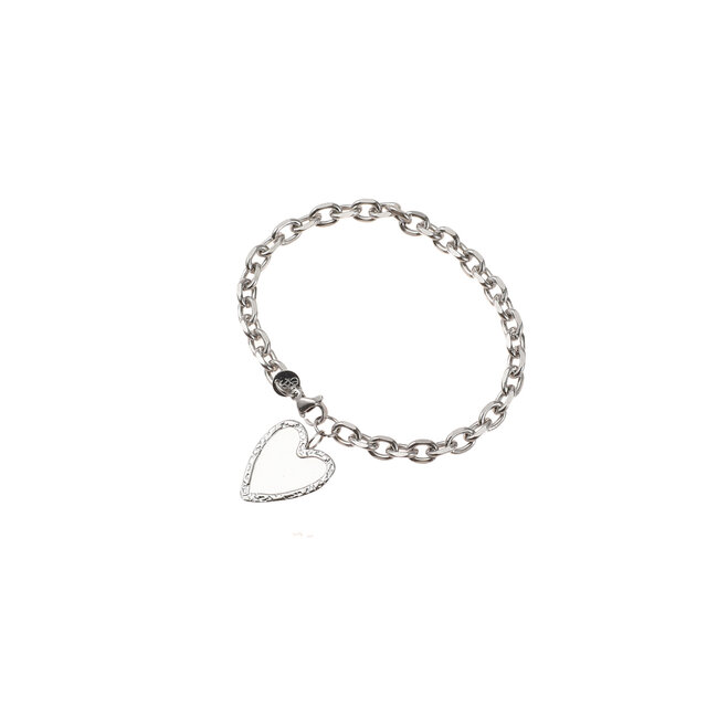 Heart Pendant Bracelet B56072-1 Heart Pendant Bracelet B56072-1