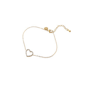 Sparkly Heart Bracelet B56395-2